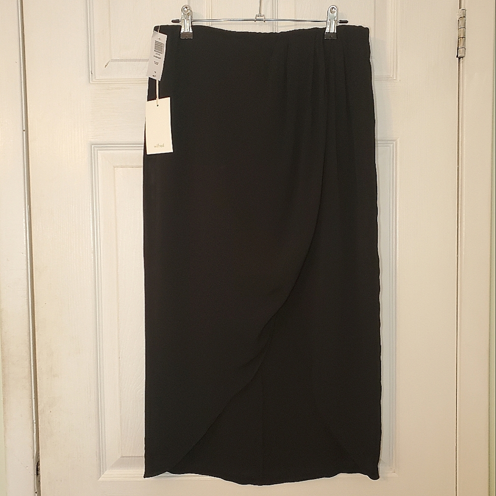Wilfred Faux Wrap Skirt
